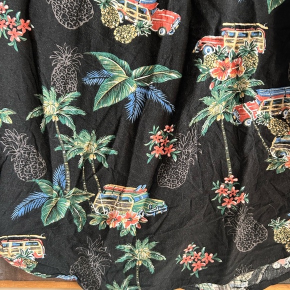 Vintage Aloha Joe Tropical Black Hawaiian Shirt Unisex - Picture 13 of 15